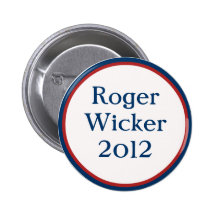 Vintage Roger Wicker Button