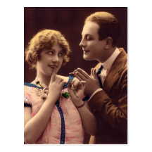 Vintage Romance Postcard