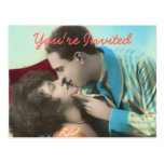 Vintage Romantic Couple Postcard