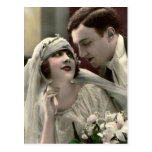 Vintage Romantic Wedding Post Card