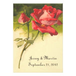 Vintage Rose Invitation