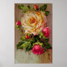 Vintage Rose Print