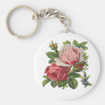 VINTAGE ROSES KEYCHAIN
