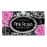 Vintage Roses on Damask Business Cards