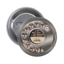 Vintage Rotary Phone Pins