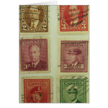 Vintage Royal Stamps Card