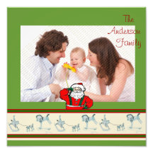Vintage Santa Art Photo