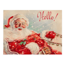 Vintage Santa Christmas Postcards