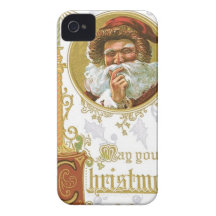 Vintage Santa Claus Case-Mate iPhone 4 Case