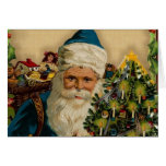 Vintage Santa Claus- Happy Holidays: Greeting Card