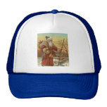 Vintage Santa Mesh Hat