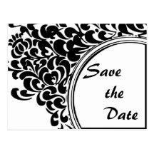 Vintage Save The Date Post Card