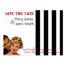 Vintage Save The Date Postcards