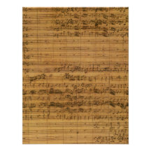 Vintage Sheet Music by Johann Sebastian Bach Invite