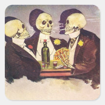 Vintage Skeletons Stickers