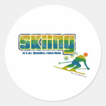 Vintage Ski Style Stickers