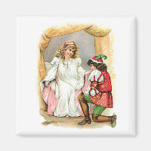 Vintage Sleeping Beauty Magnet