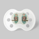 Vintage Snow Owl Pacifier pacifiers