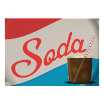 Vintage Soda Bottle Cap Custom Invites