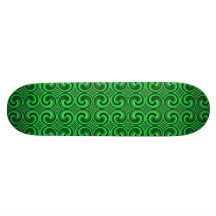 vintage spiral pattern Skateboard