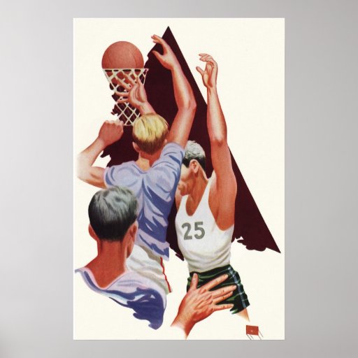 Vintage Basketball Poster 46