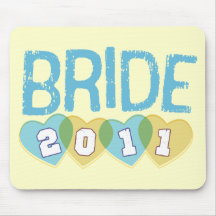Vintage Sporty Bride 2011 Mouse Mats