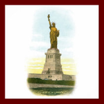 Vintage "Statue of Liberty" Poster posters