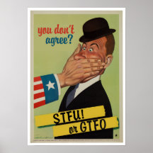 Vintage STFU or GTFO Posters