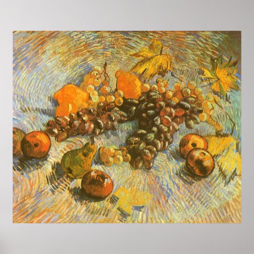 Vintage Still Life; Vincent van Gogh Impressionism Print