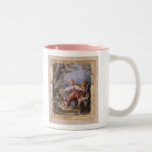 Vintage Style Art Family in Garden Coffee Mug