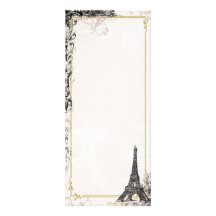 Vintage Style Invitation Eiffel Tower