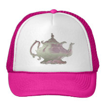 Vintage Style Pink Teapot Hats