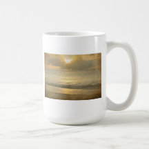 Vintage sunset coffee mugs