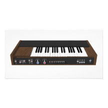 Vintage Synthesizer: 3D Model: Photo Cards