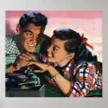 Vintage Teenagers, Love Romance, Promise Ring Poster