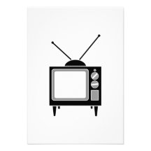 Vintage Television Custom Announcement