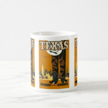 Vintage Texas Coffee Mug