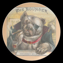 Vintage The Bouncer Dog Plate plates