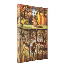 Vintage Thumbelina Fairy Tale; Eleanor Vere Boyle Stretched Canvas Print