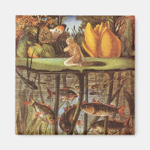 Vintage Thumbelina Fairy Tale; Eleanor Vere Boyle Magnet