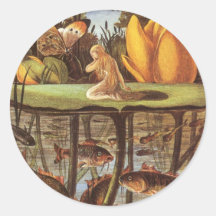 Vintage Thumbelina Fairy Tale; Eleanor Vere Boyle Sticker
