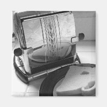 Vintage Toaster Kitchen Art Fridge Magnet