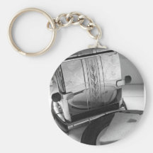 Vintage Toaster Kitchen Art Keychain