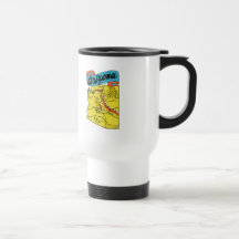 Vintage Travel Arizona AZ State Label Mug