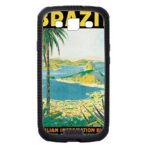 Vintage Travel Beach Coast, Rio de Janeiro Brazil