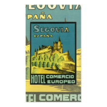 Vintage Travel Business Card