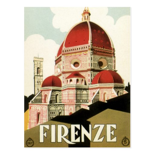 Vintage Travel Florence Firenze Italy Church Duomo Post Cards