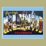 Vintage Travel Greetings from Hollywood California postcards