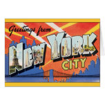 Vintage Travel, Greetings from New York City NYC Card