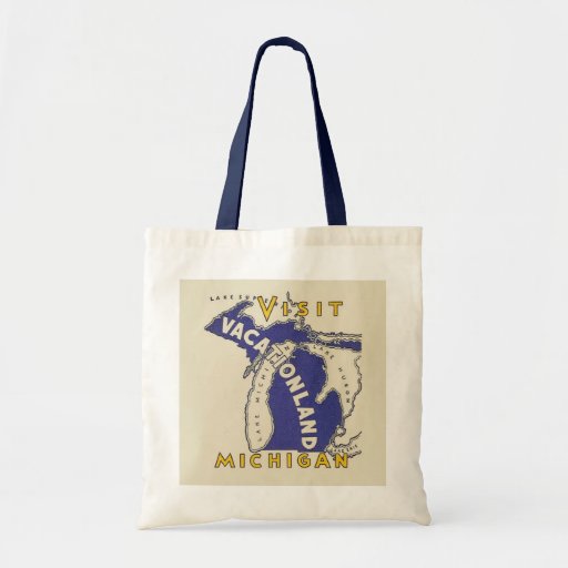 Vintage Travel - Michigan Vacationland Bag